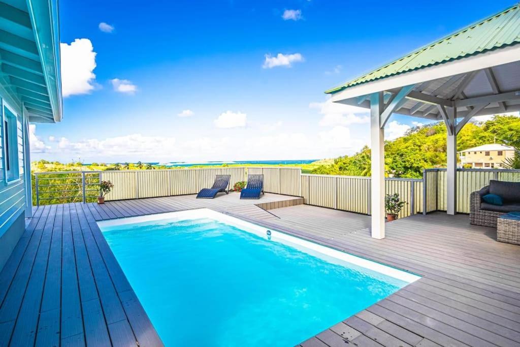 Magnifique Villa Piscine, Vue Mer, 8 Km Plages เลอ ฟร็องซัว ภายนอก รูปภาพ